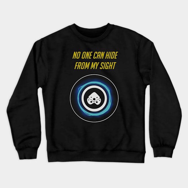 No one can hide from my sight - English Crewneck Sweatshirt by Notorious Steampunk